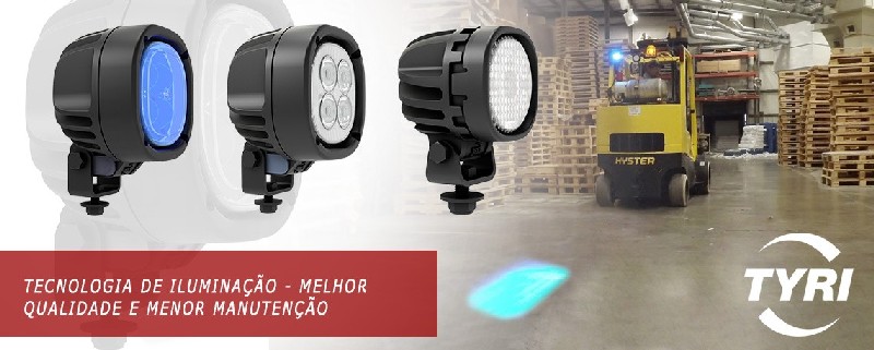 Farol de led para empilhadeira