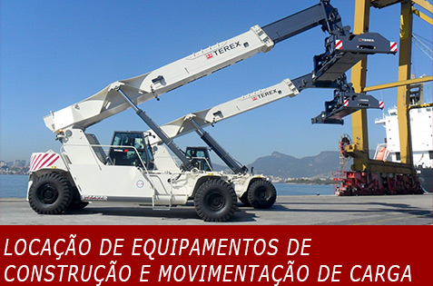 Locação de equipamentos de construção e movimentação de carga